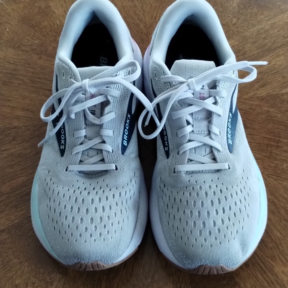 Brooks Women's Gray and Pink Running Sneakers 11 Ghost 16 - Picture 2 of 12